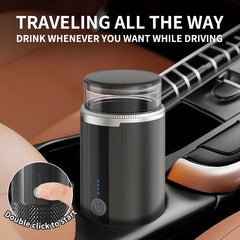 Foombthe 3-in-1 Portable Espresso Maker – Digital Display for Car, Home & Camping blacks