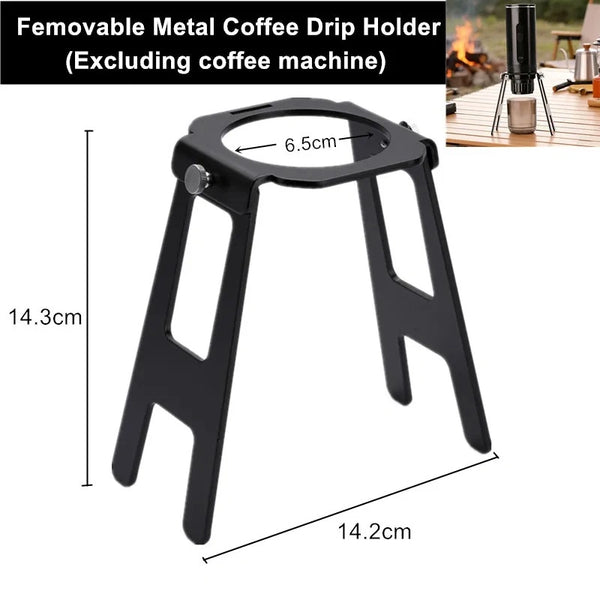 Foombthe 3-in-1 Portable Espresso Maker – Digital Display for Car, Home & Camping blacks